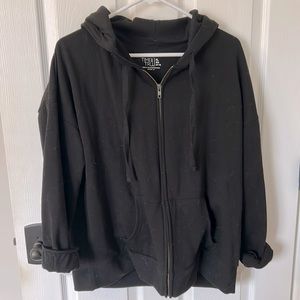Black zip up jacket